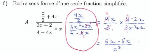 Comment ne pas calculer avec une fraction double