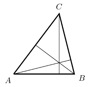 hauteurs triangle concourantes orthocentre